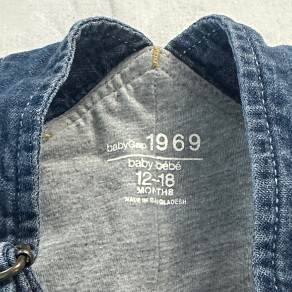 GAP - Denim Blue Kids Overalls - Picture 2 of 6